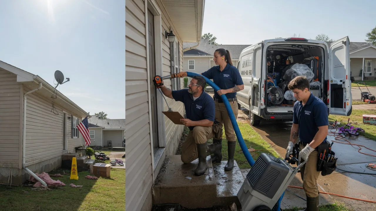 Ceiling Water Damage Restoration in Harveyville, KS near me
